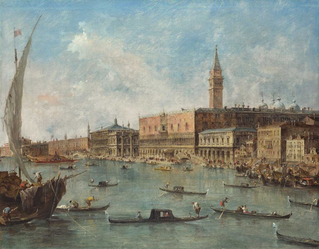 Venice The Doge's Palace and the Molo by Francesco Guardi