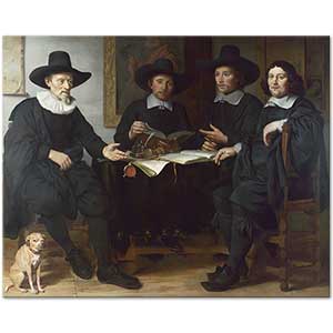 Group Portrait by Gerbrand van den Eeckhout