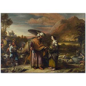 Rebekah and Eliezer at the Well by Gerbrand van den Eeckhout