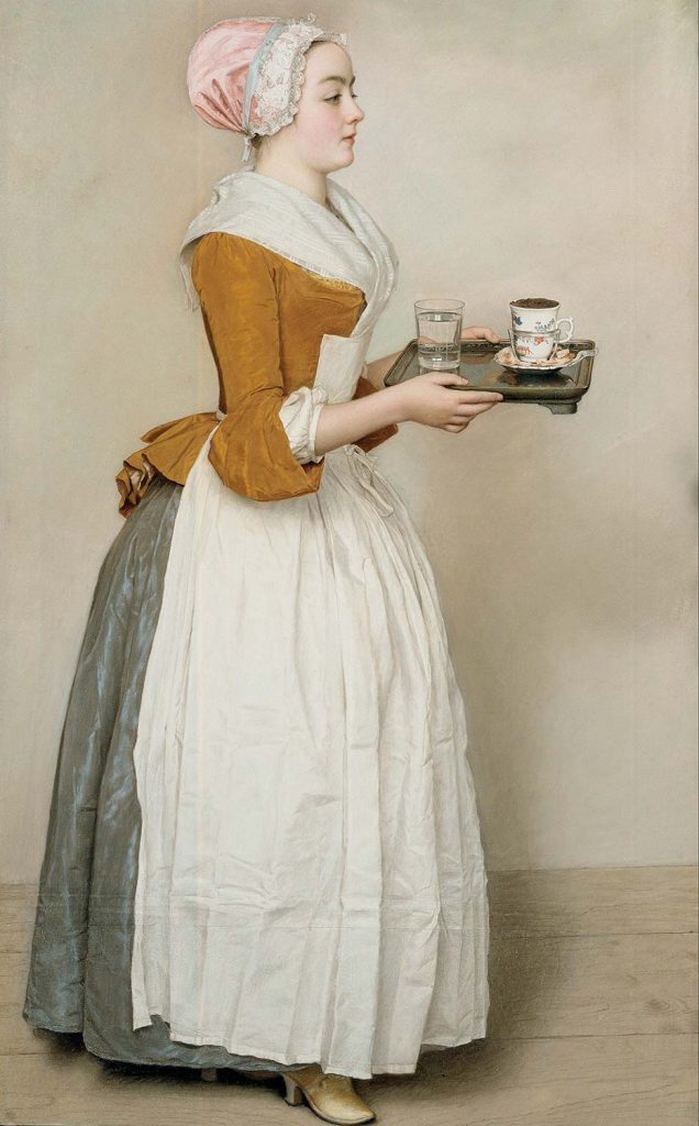 The Chocolate Girl by Jean-Étienne Liotard
