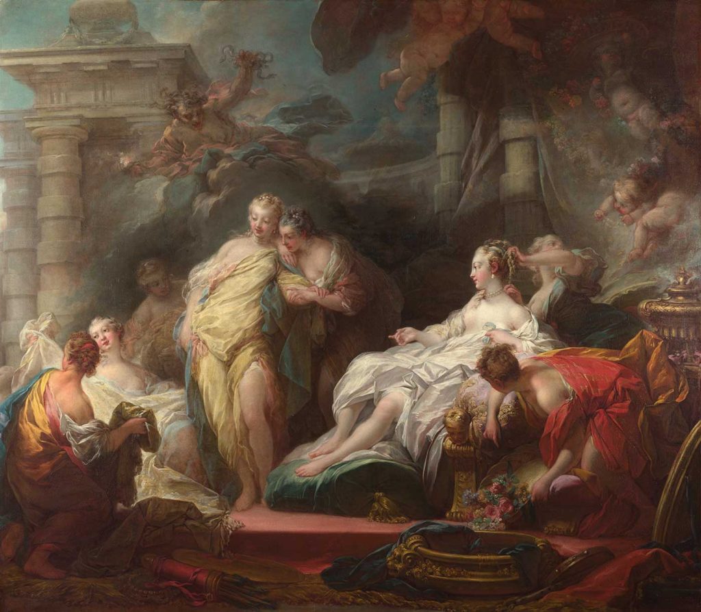 Psyche Showing her Sisters her Gifts from Cupid by Jean Honore Fragonard
