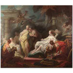 Psyche Showing her Sisters her Gifts from Cupid by Jean Honore Fragonard