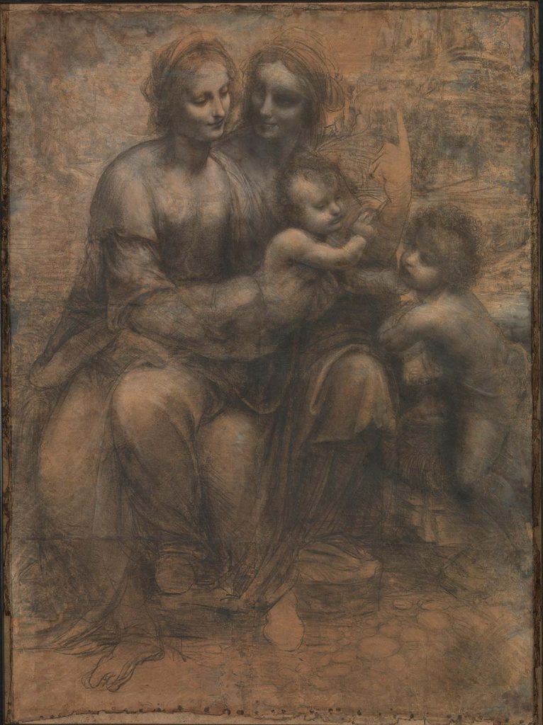 The Burlington House Cartoon by Leonardo da Vinci