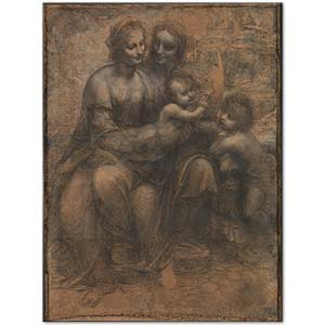 The Burlington House Cartoon by Leonardo da Vinci