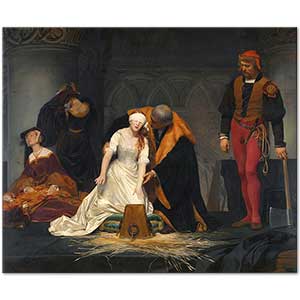 The Execution of Lady Jane Grey by Paul Delaroche
