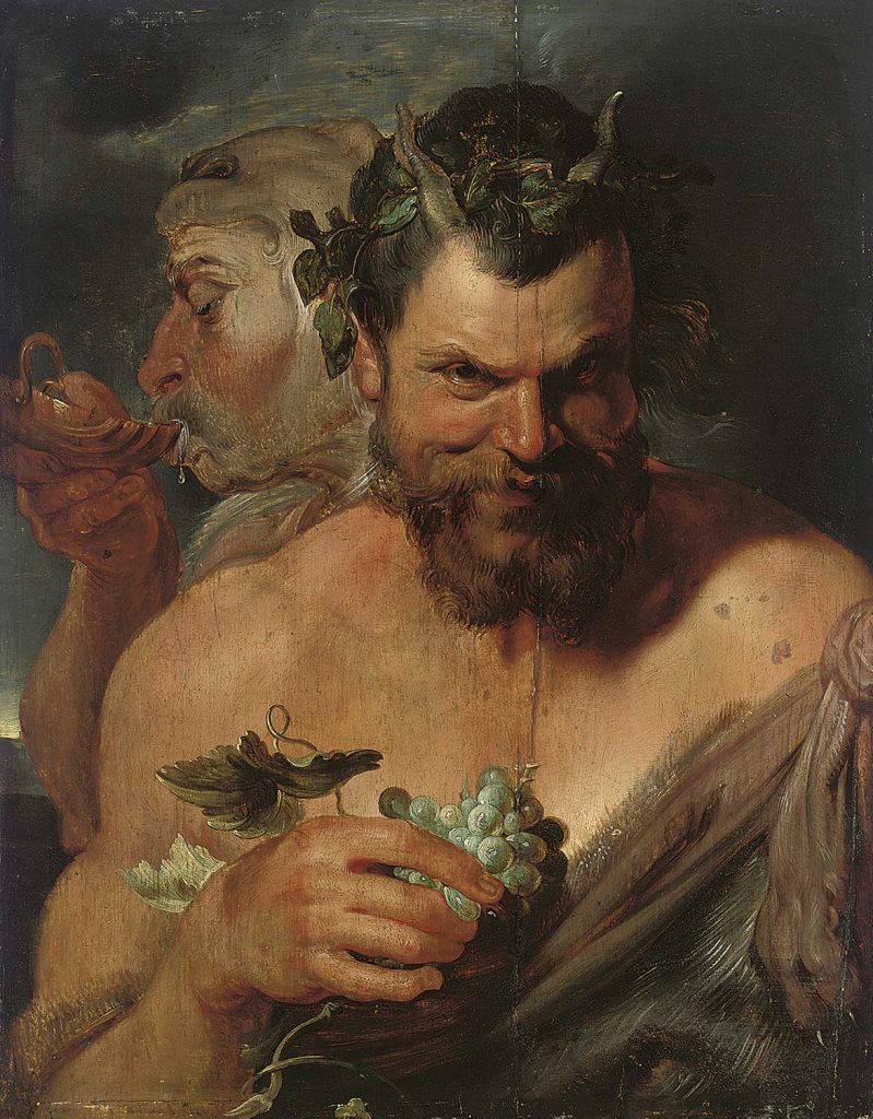 Two Satyrs by Peter Paul Rubens